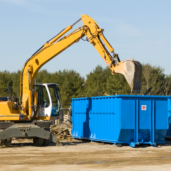 what are the rental fees for a residential dumpster in Galt IA